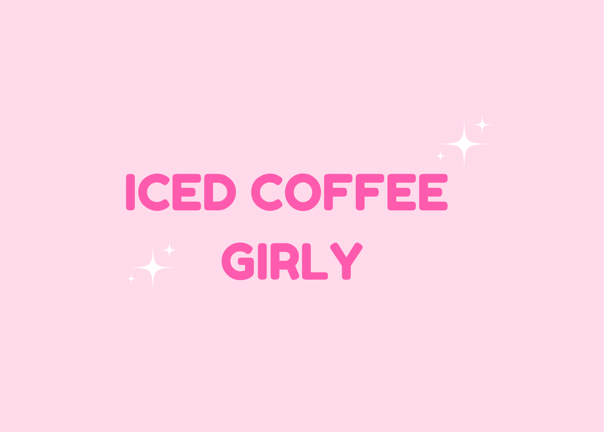 Iced Coffee Girly Company