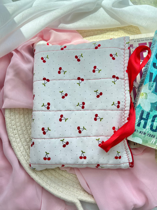 CHERRIES BOOK SLEEVE