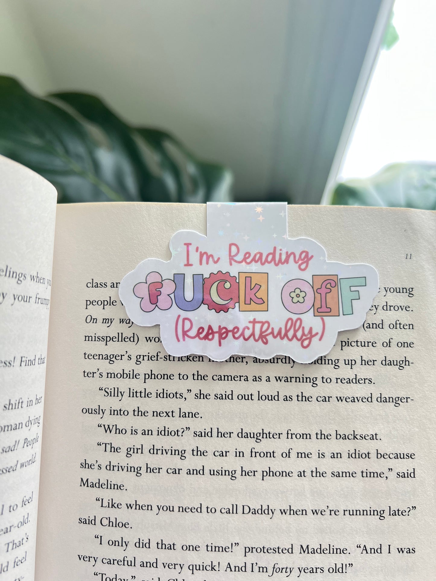 I’M READING F OFF BOOKMARK